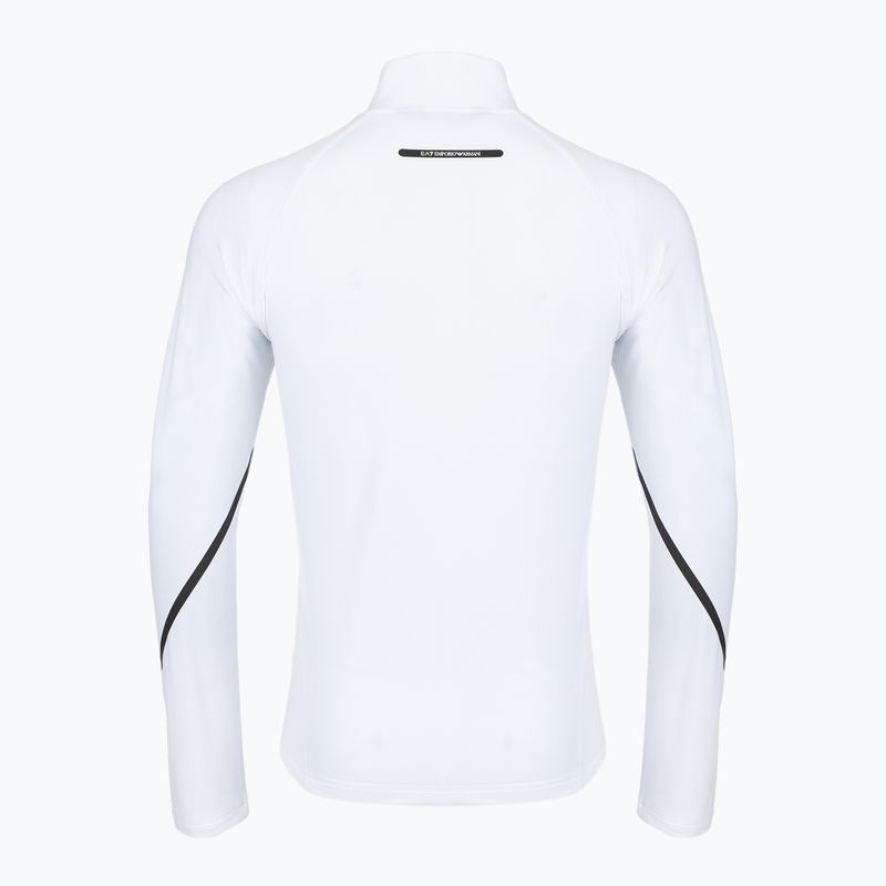 Мъжки суитшърт EA7 Emporio Armani Ski Cortina Powerstretch Fz white 2