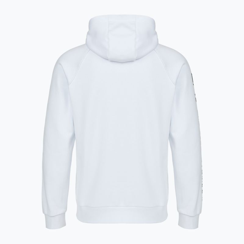 Мъжки суитшърт Emporio Armani EA7 Train Logo Series Extended Logo Hoodie Fz white / black 2