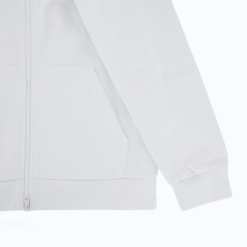 Мъжки суитшърт Emporio Armani EA7 Train Logo Series Extended Logo Hoodie Fz white / black 4