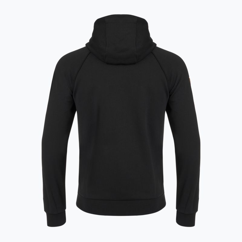 Мъжки суитшърт Emporio Armani EA7 Train Logo Series Extended Logo Hoodie Fz black / gold 2