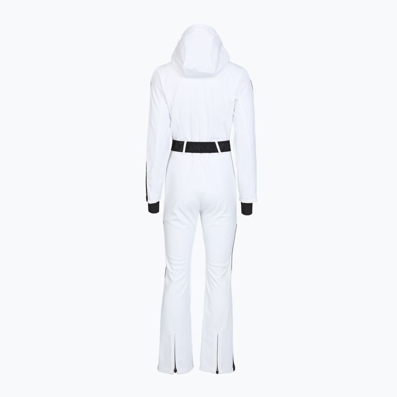 Дамски скиорски гащеризон EA7 Emporio Armani Ski Kitzbuhel Softshell white 2