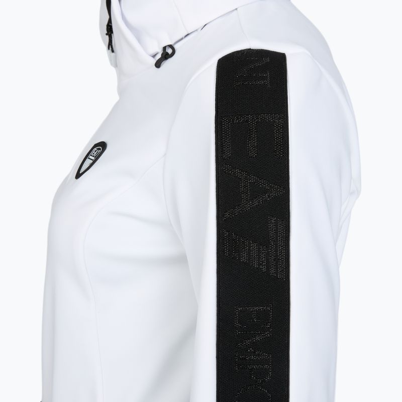 Дамски скиорски гащеризон EA7 Emporio Armani Ski Kitzbuhel Softshell white 4