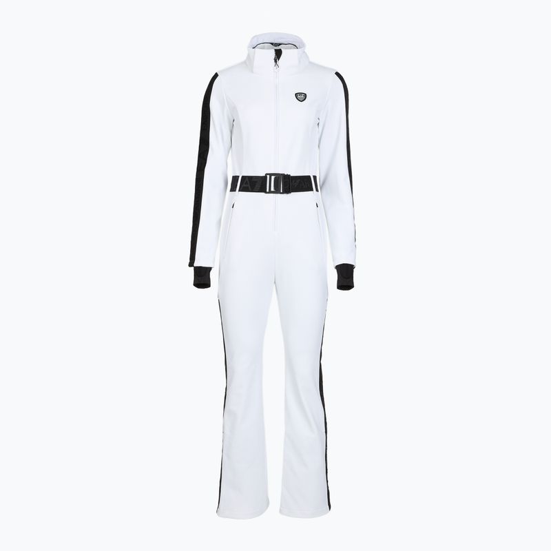 Дамски скиорски гащеризон EA7 Emporio Armani Ski Kitzbuhel Softshell white 7