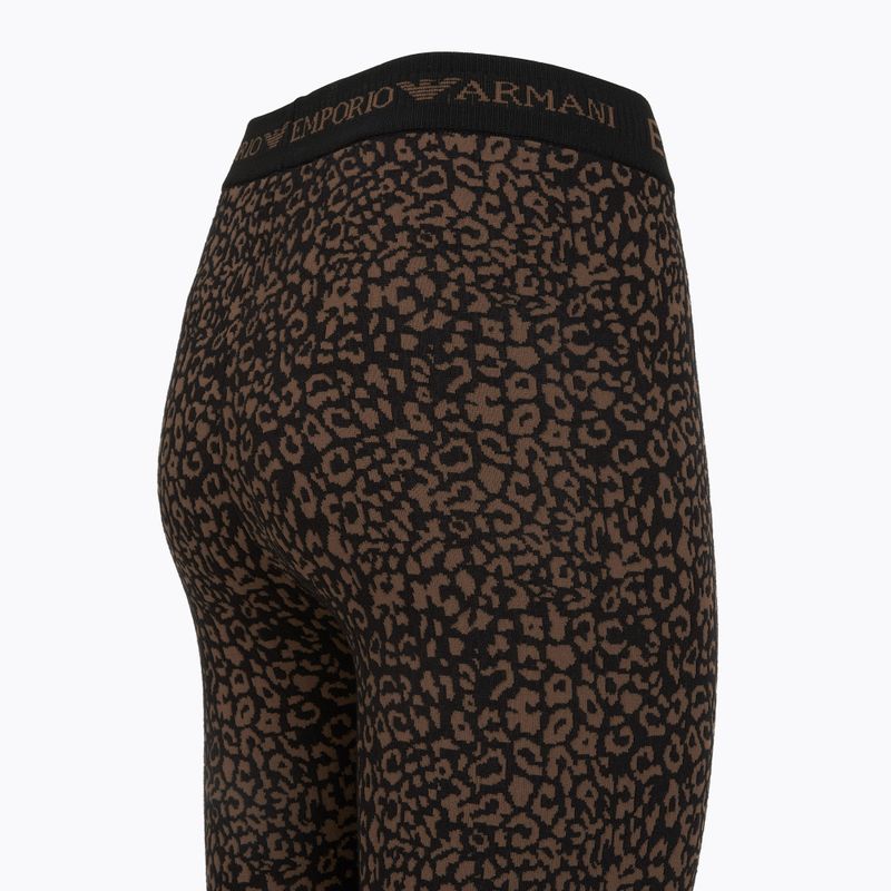 Дамски комплект термобельо EA7 Emporio Armani Ski Jacquard Knitted fancy brown animal print 10