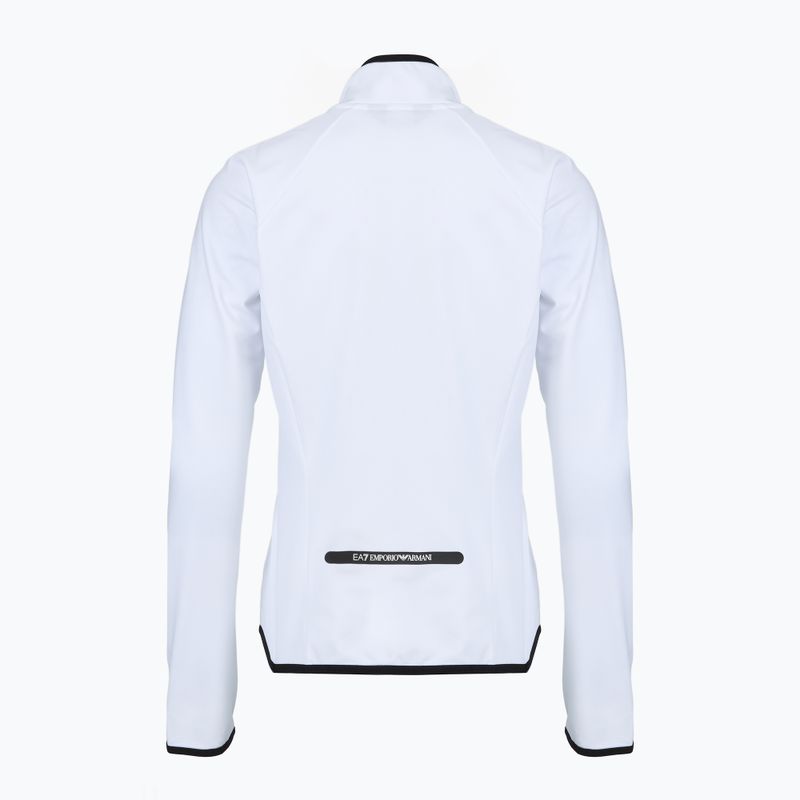 Дамски суитшърт EA7 Emporio Armani Ski Cortina Powerstretch Fz white 2
