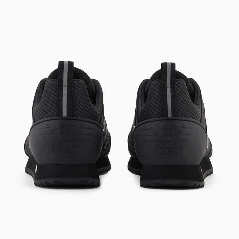 Обувки EA7 Emporio Armani Black & White Carbon triple black / silver logo 10