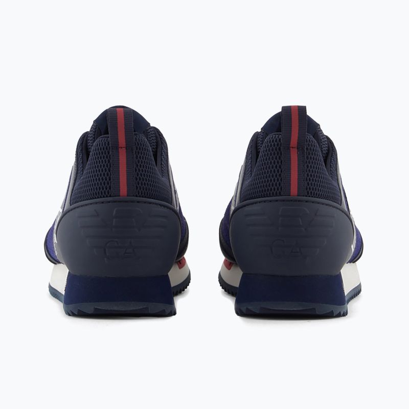 Обувки EA7 Emporio Armani Black & White Suede sky captain / deep cobal / mineral 3