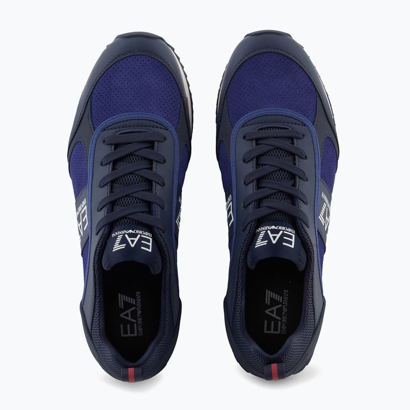 Обувки EA7 Emporio Armani Black & White Suede sky captain / deep cobal / mineral 5