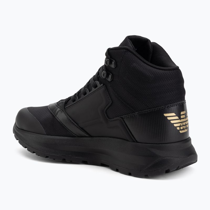 Обувки EA7 Emporio Armani Ice Altura full black / gold 3