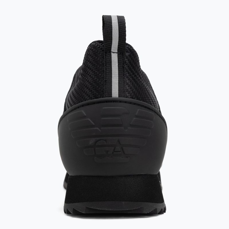 Обувки EA7 Emporio Armani Black & White Carbon triple black / silver logo 6