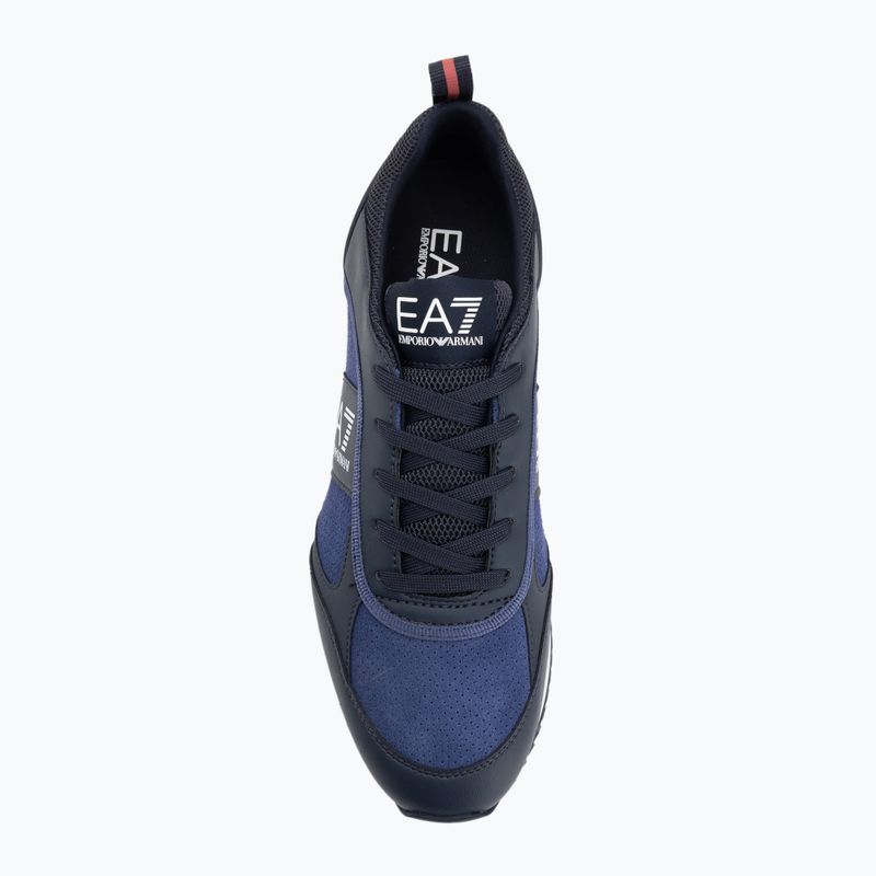 Обувки EA7 Emporio Armani Black & White Suede sky captain / deep cobal / mineral 5