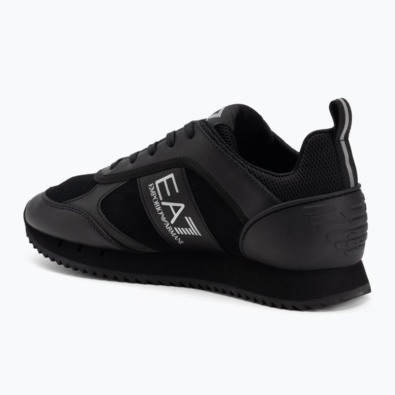 Обувки EA7 Emporio Armani Black & White Suede triple black micropunch 3