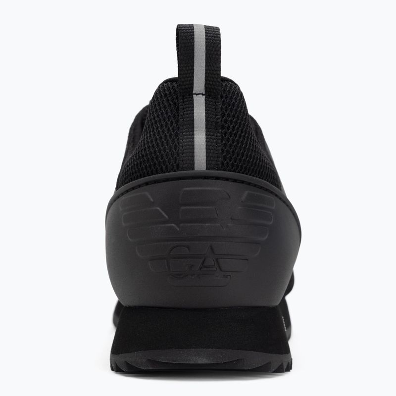 Обувки EA7 Emporio Armani Black & White Suede triple black micropunch 6