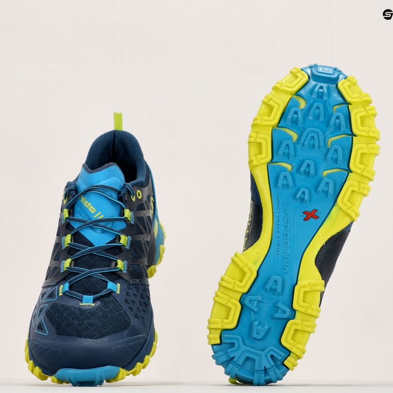 La Sportiva Bushido II мъжки обувки за бягане opal/apple green 19