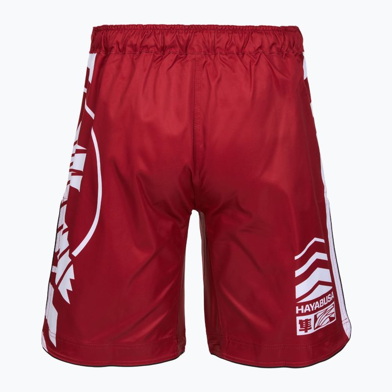 Hayabusa Icon Fight боксови шорти червени ICFS 2