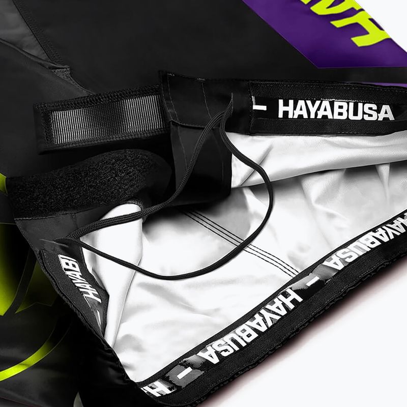 Hayabusa Icon Fight MMA шорти черно/жълто ICFS-BK-L 6