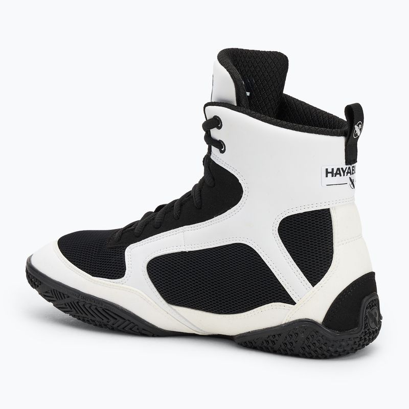 Мъжки боксови обувки Hayabusa Pro Boxing black white 3