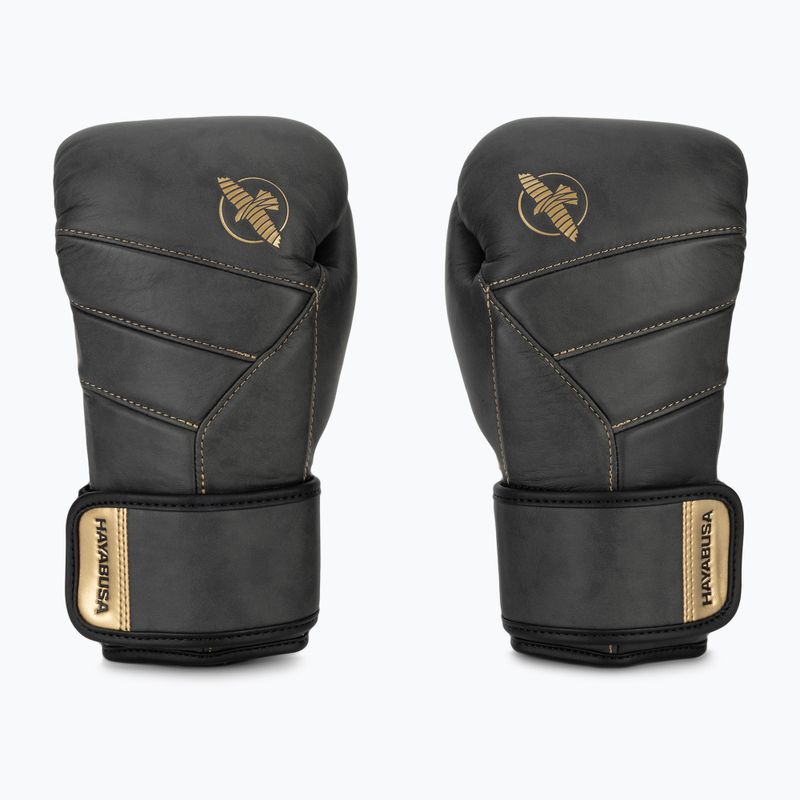 Боксови ръкавици Hayabusa T3 LX Vintage black/gold 2