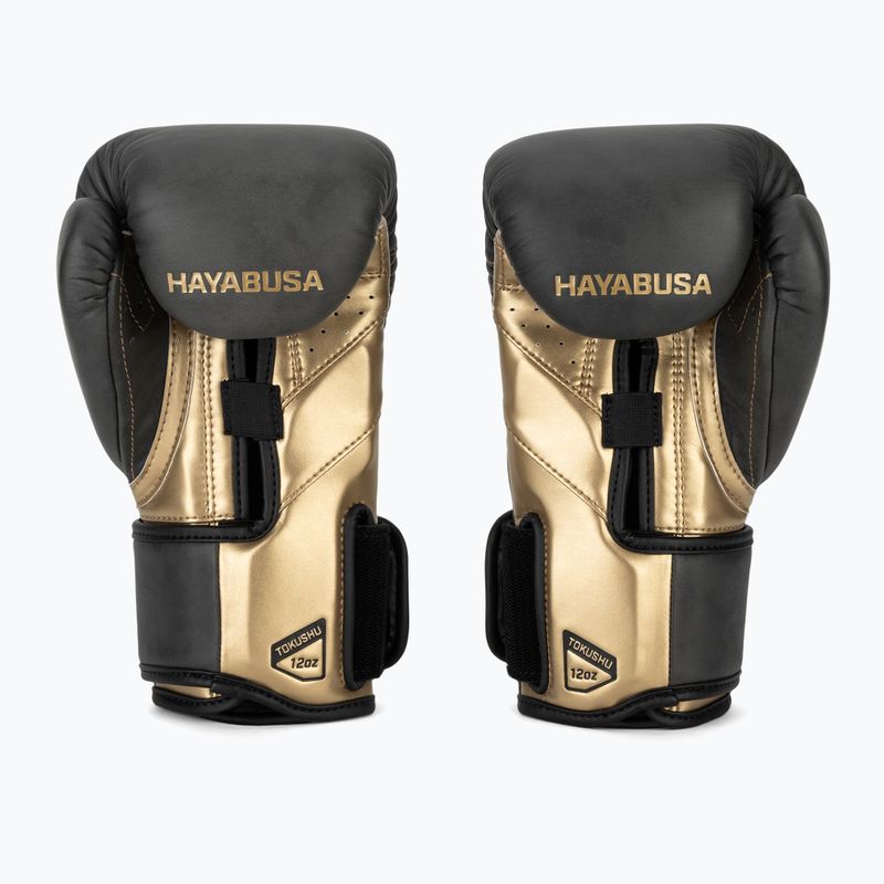 Боксови ръкавици Hayabusa T3 LX Vintage black/gold 3