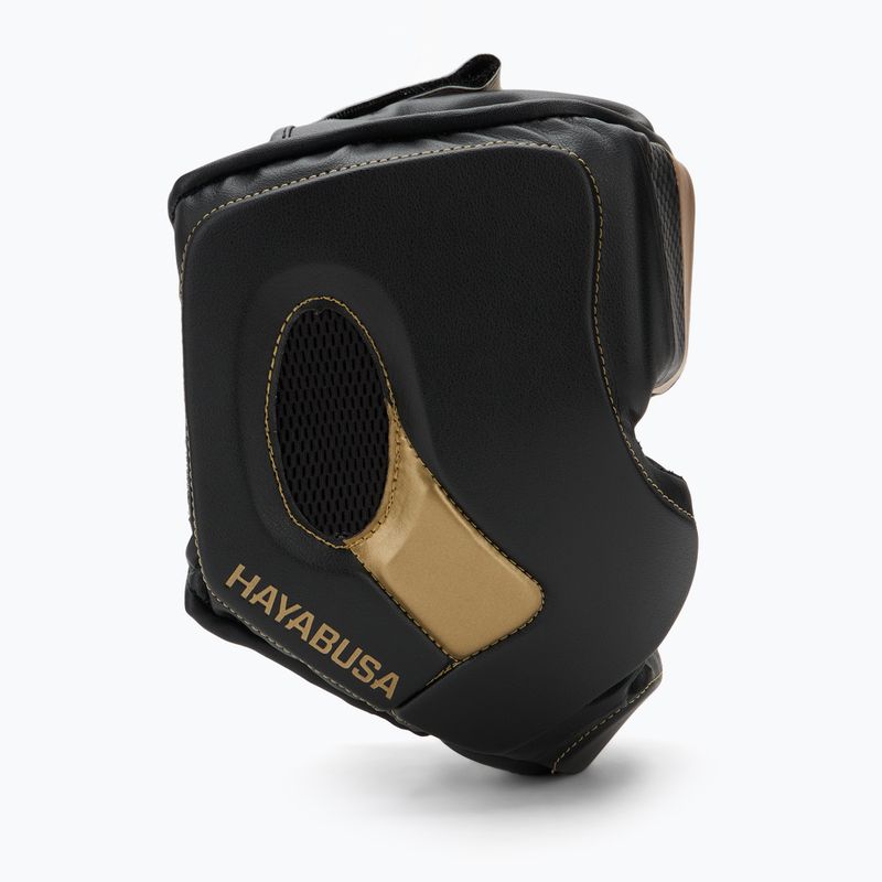 Боксова каска Hayabusa T3 Headgear black/gold 2
