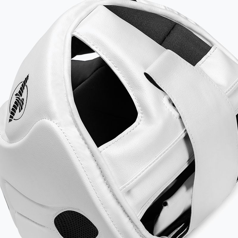 Hayabusa T3 Headgear бяла/черна боксова каска 4