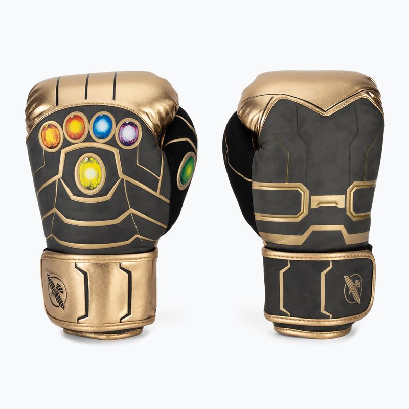 Боксови ръкавици Hayabusa Thanos на Marvel gold/black 3