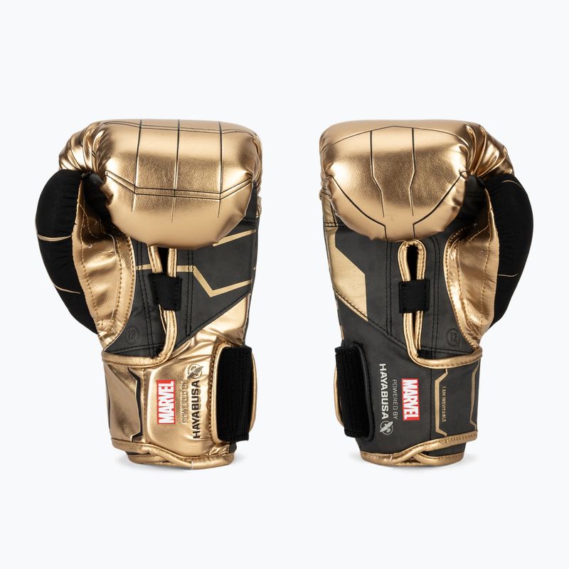Боксови ръкавици Hayabusa Thanos на Marvel gold/black 4