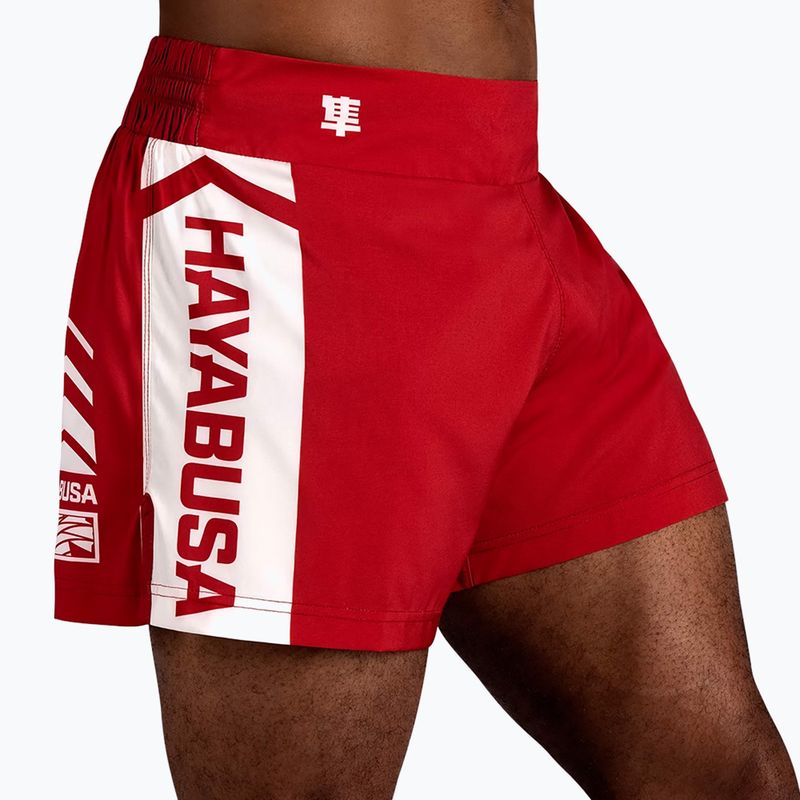 Мъжки тренировъчни шорти Hayabusa Icon Kickboxing red 4