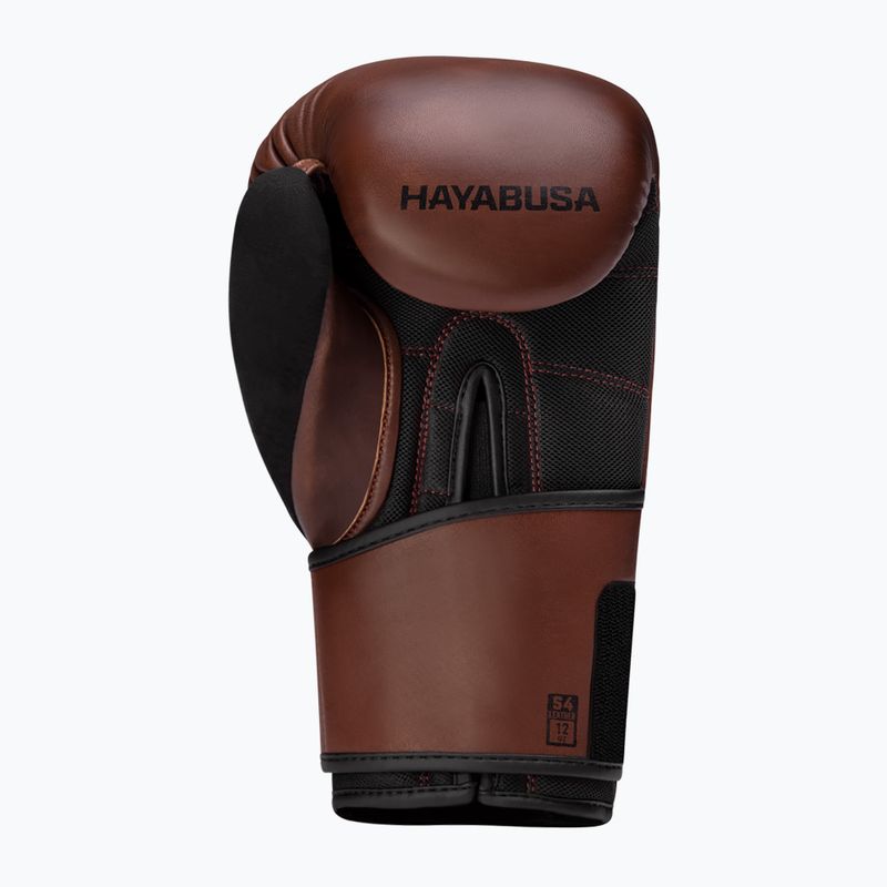 Hayabusa S4 Кожени кафяви боксови ръкавици S4LBG 2