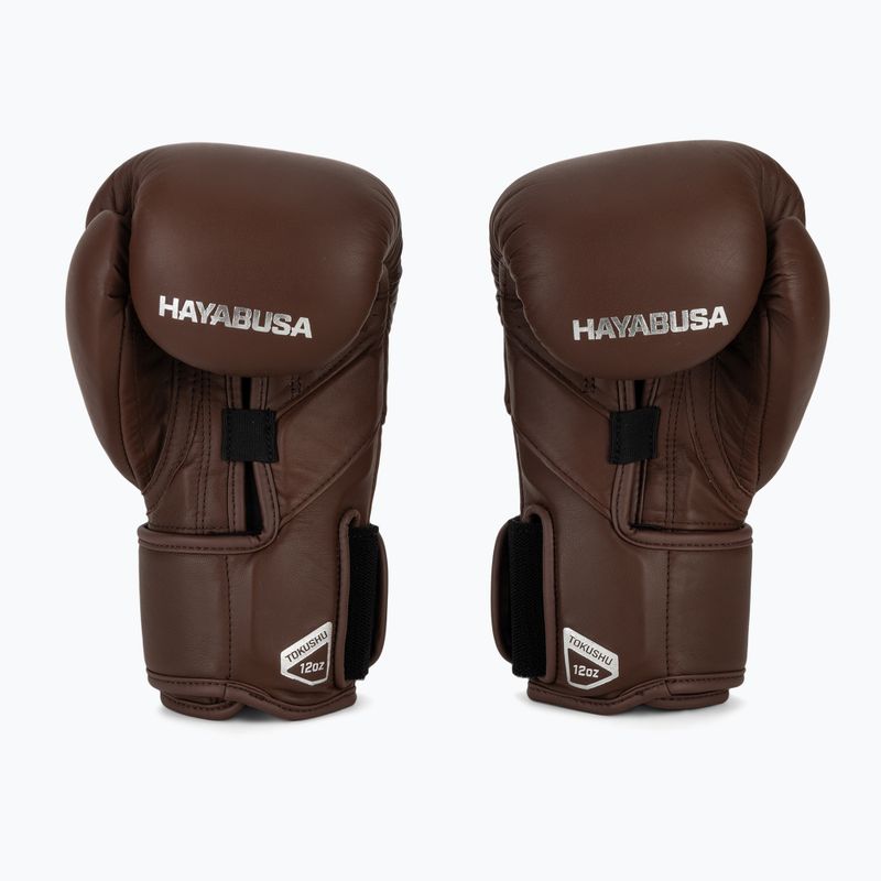 Боксови ръкавици Hayabusa T3 Kanpeki walnut brown 3
