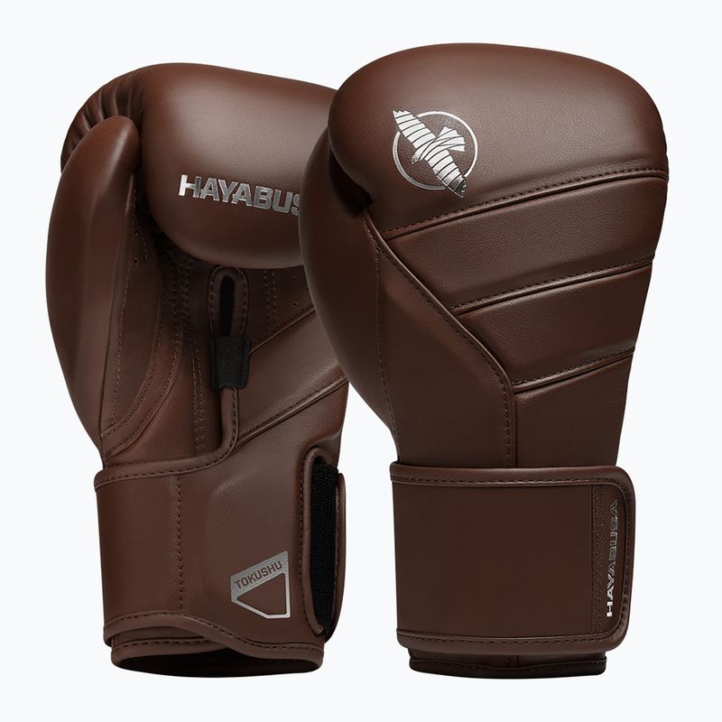 Боксови ръкавици Hayabusa T3 Kanpeki walnut brown