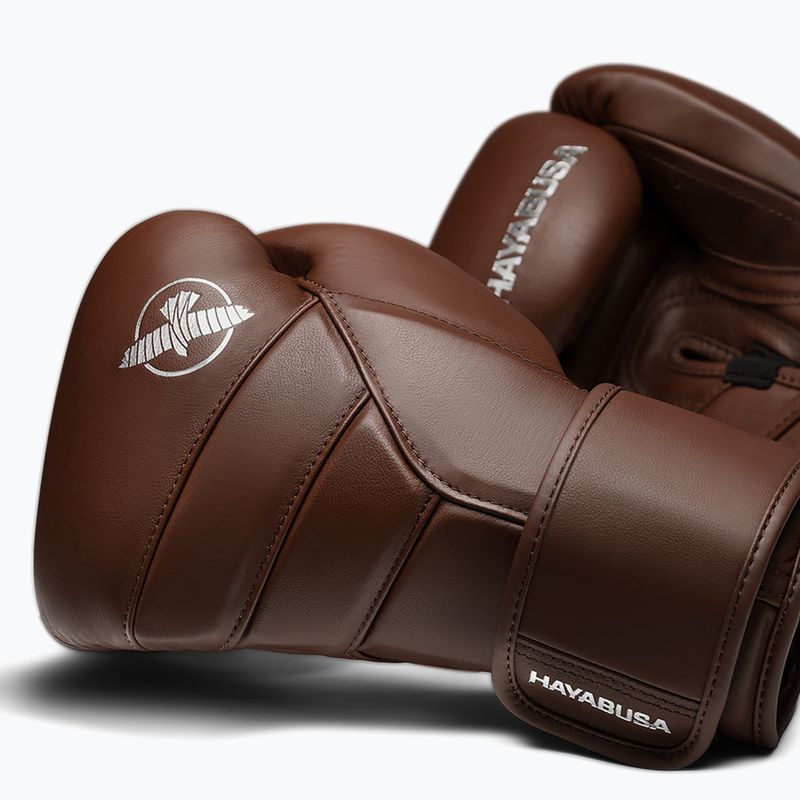 Боксови ръкавици Hayabusa T3 Kanpeki walnut brown 2