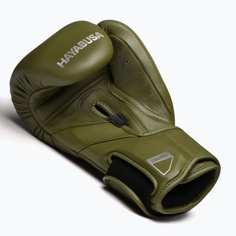 Боксови ръкавици Hayabusa T3 Kanpeki olive green 3