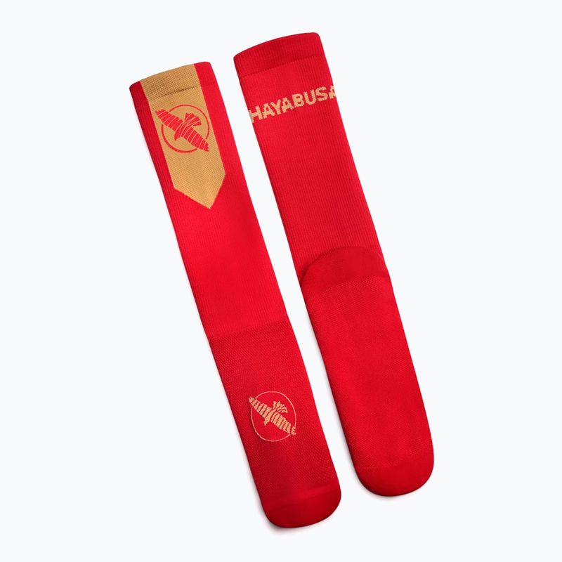 Мъжки чорапи Hayabusa Pro Boxing Socks red 4