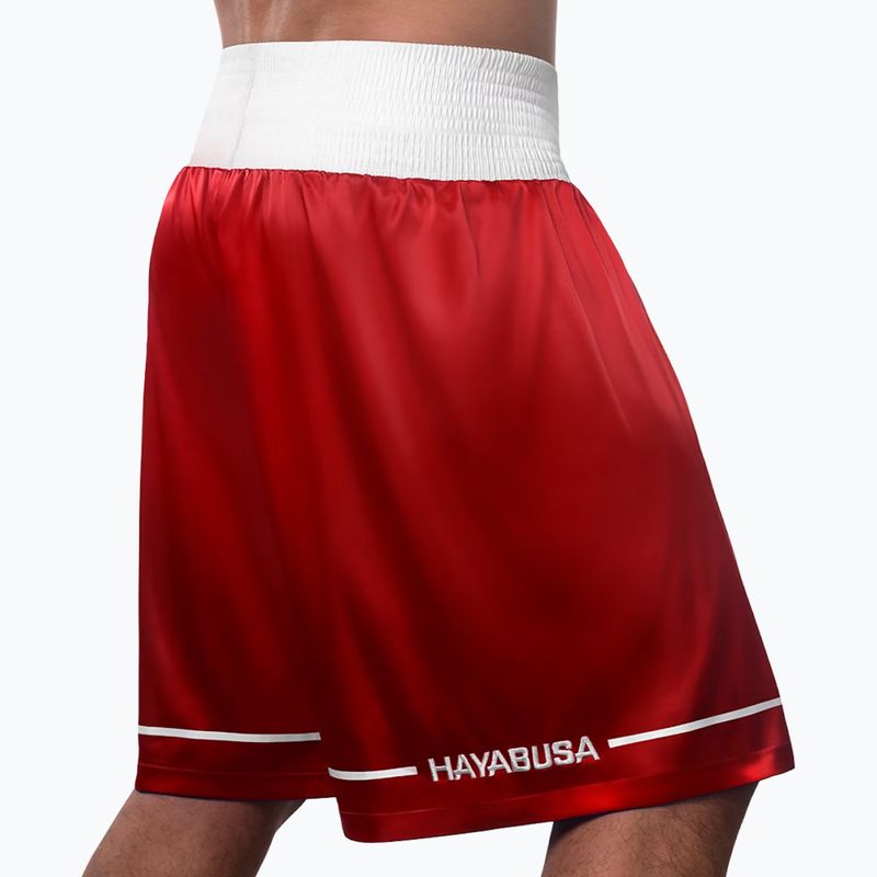 Hayabusa Pro Boxing тренировъчни шорти червени 3