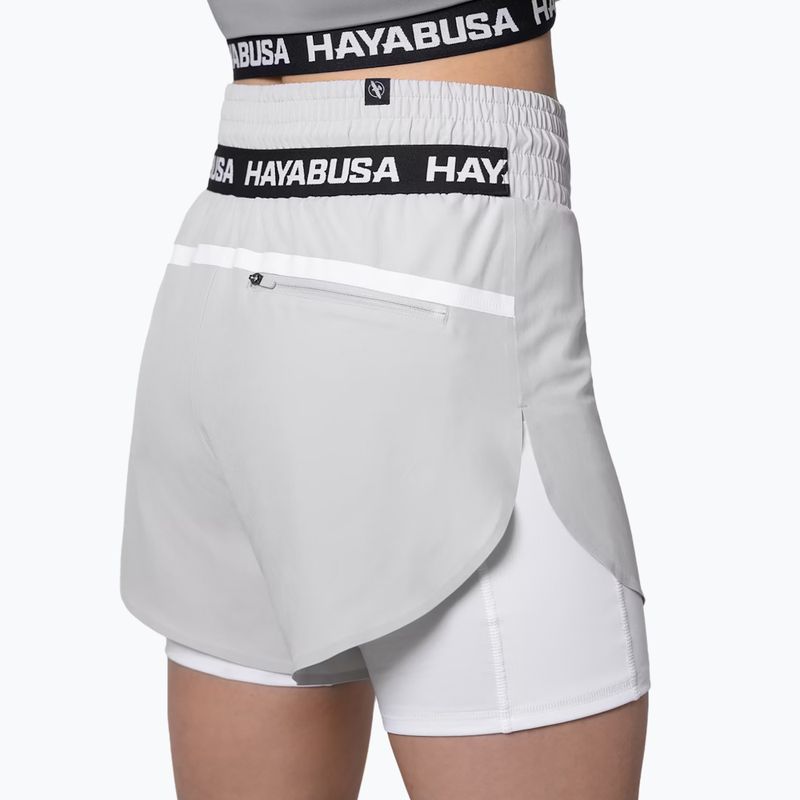 Тренировъчни шорти за жени Hayabusa Mid Rise Layered grey 3
