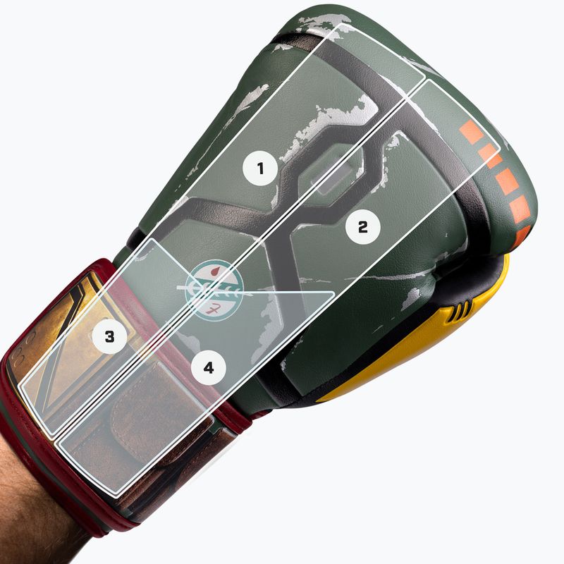 Ръкавици Hayabusa Star Wars Boba Fett green/yellow 13