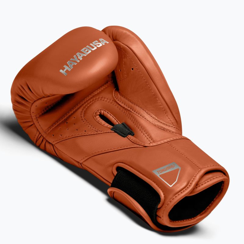 Боксови ръкавици Hayabusa T3 Kanpeki clay orange 3