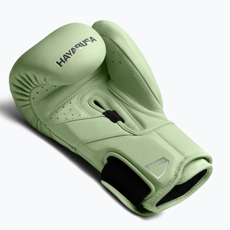 Боксови ръкавици Hayabusa T3 Kanpeki summer moss green 3