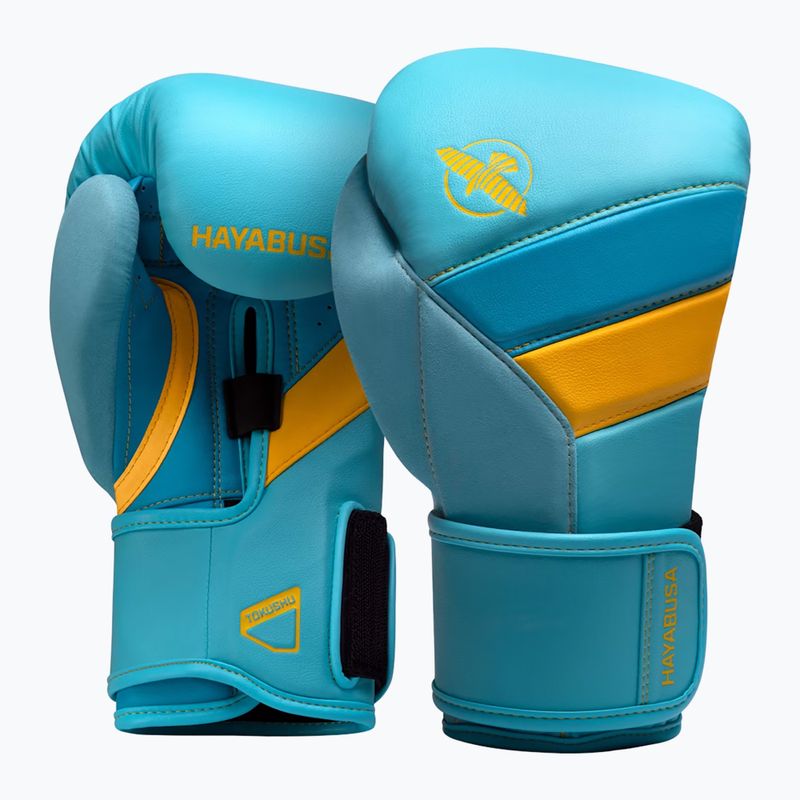 Боксови ръкавици Hayabusa T3 blue/yellow