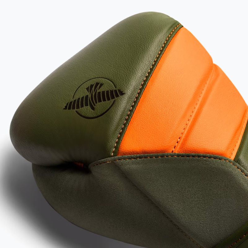 Боксови ръкавици Hayabusa T3 green/orange 3