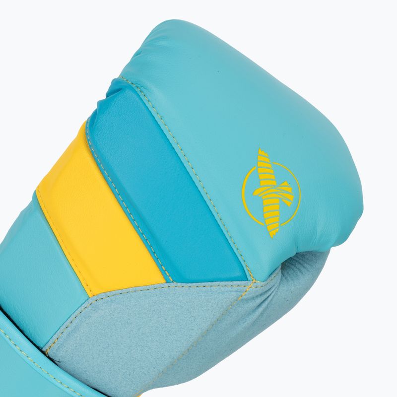 Боксови ръкавици Hayabusa T3 blue/yellow 5