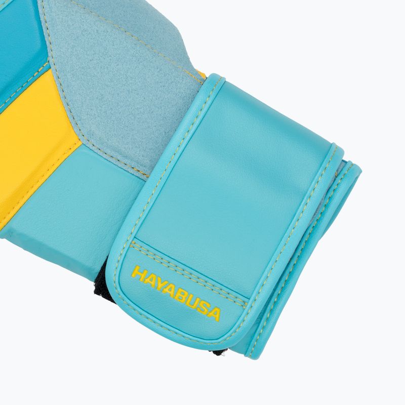 Боксови ръкавици Hayabusa T3 blue/yellow 6