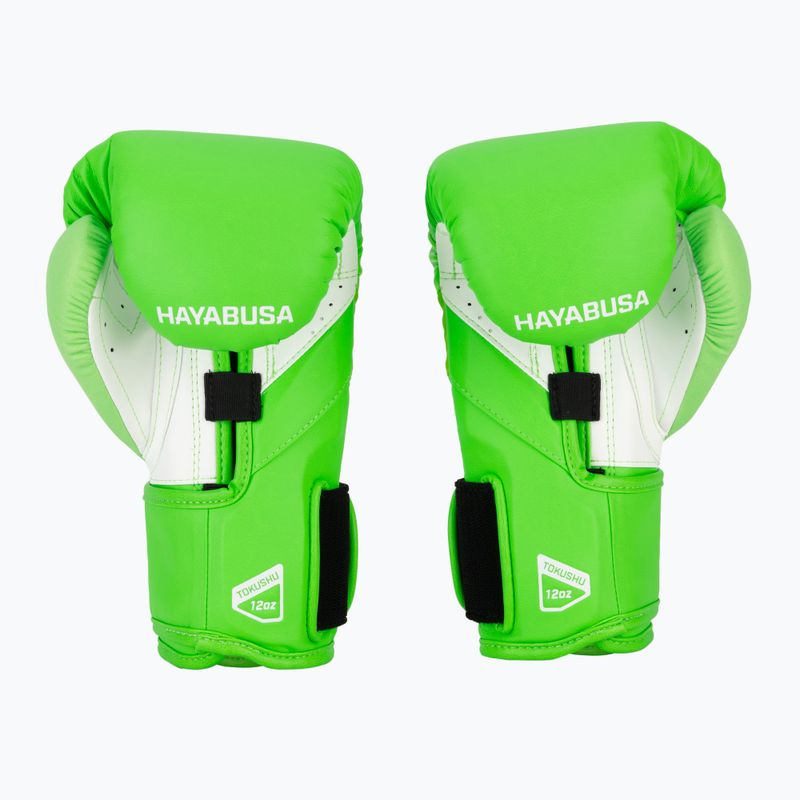 Hayabusa T3 Neon неоново зелени боксови ръкавици 3