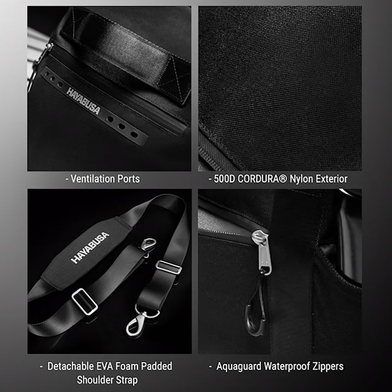 Hayabusa Airstream Атлетична чанта 50 л черна 6