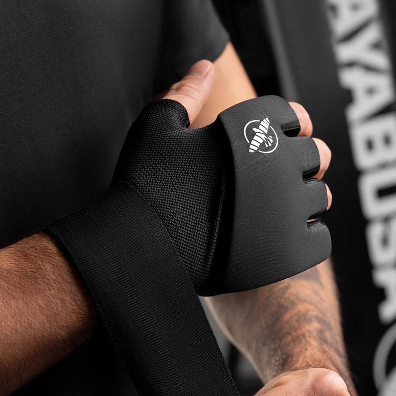 Hayabusa Elite Quick Wraps граплинг ръкавици черни 4