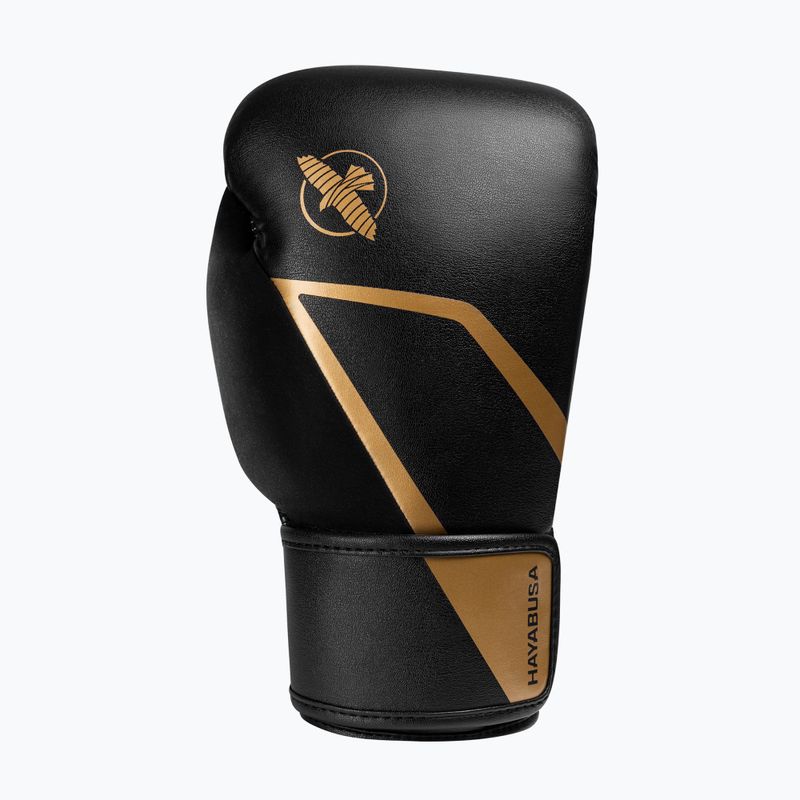 Боксьорски ръкавици Hayabusa E1 Boxing black/gold 3