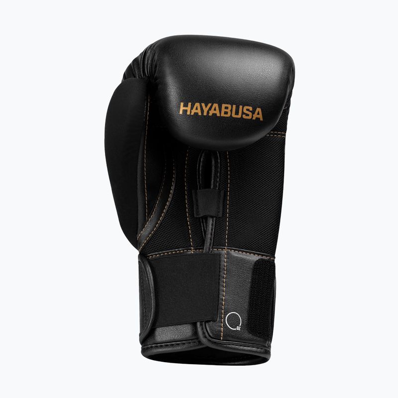 Боксьорски ръкавици Hayabusa E1 Boxing black/gold 4