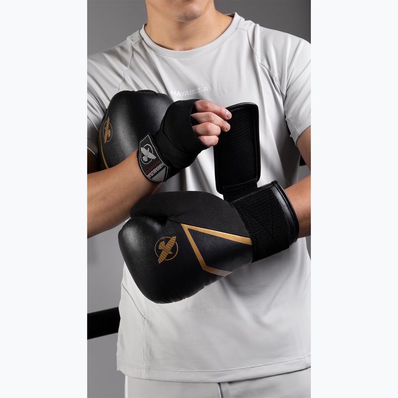 Боксьорски ръкавици Hayabusa E1 Boxing black/gold 11