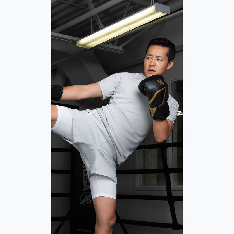 Боксьорски ръкавици Hayabusa E1 Boxing black/gold 13